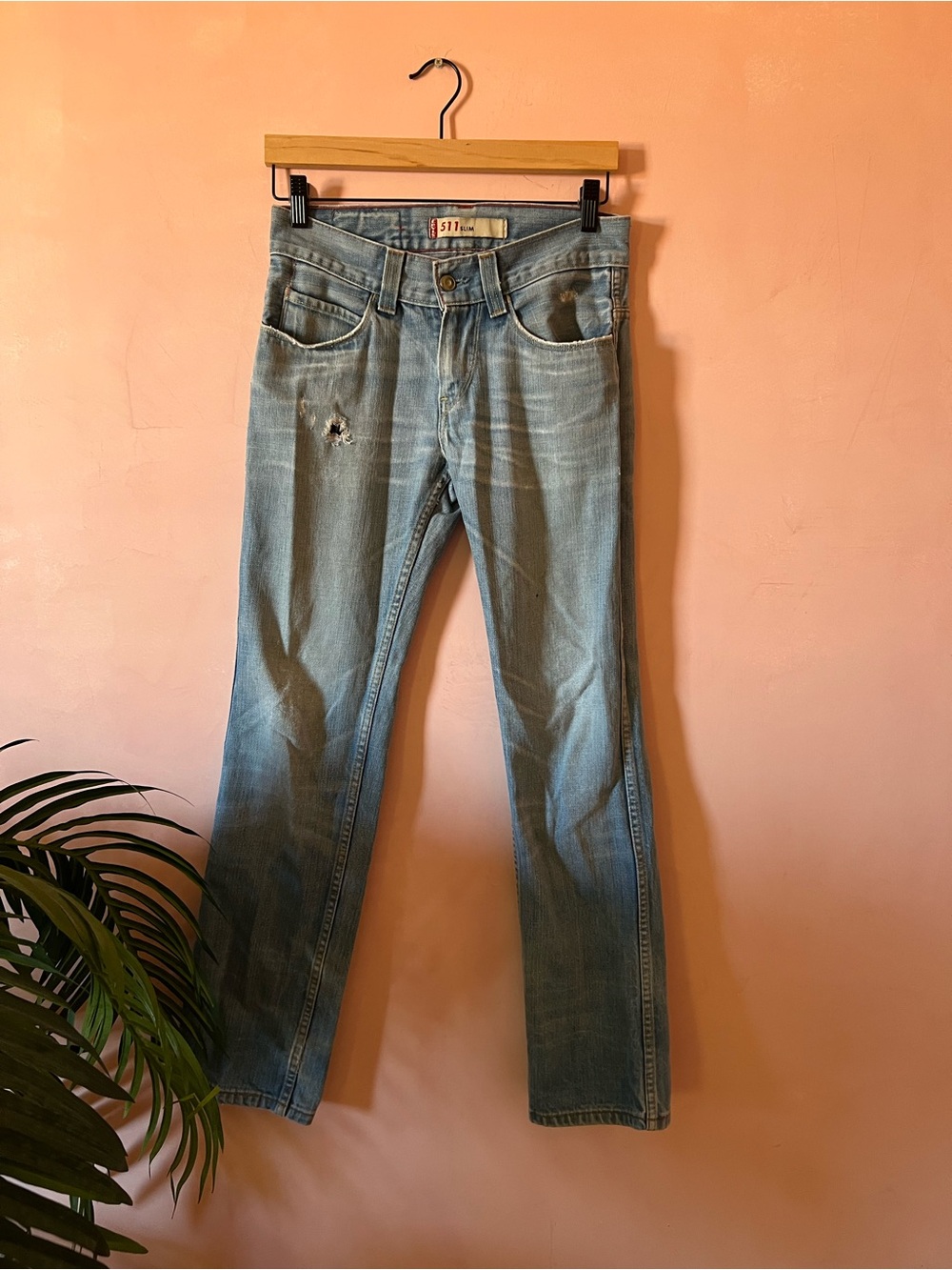 Vintage Light Blue Levi’s 511 Straight Jeans